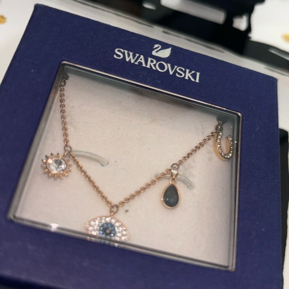 Swarovski evil eye bracelet